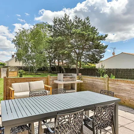 Violette - Piscine בית נופש Notre-Dame-de-Riez